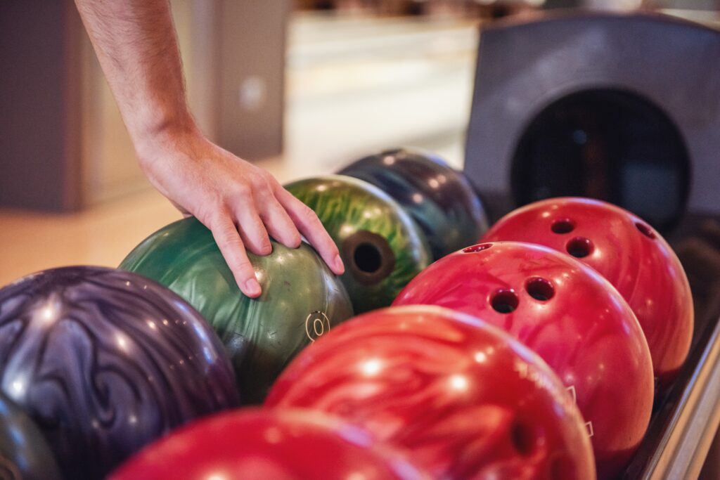 Bowling Balls at Madison Park Bowl