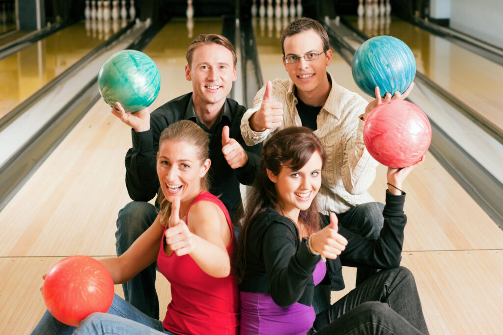 Family bowling at Madison Park Bowl