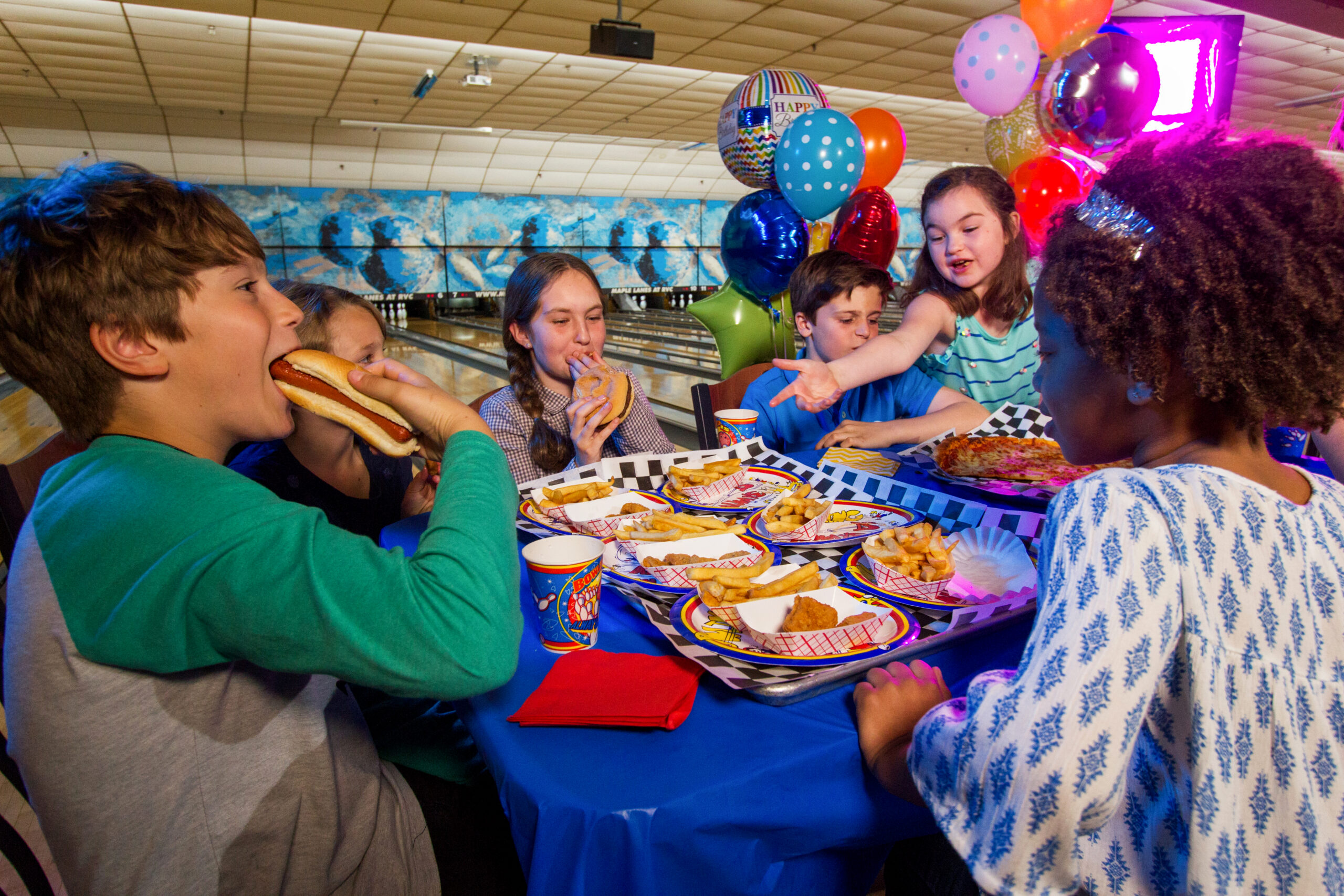 Birthday party at Madison Park Bowl in Madison Heights