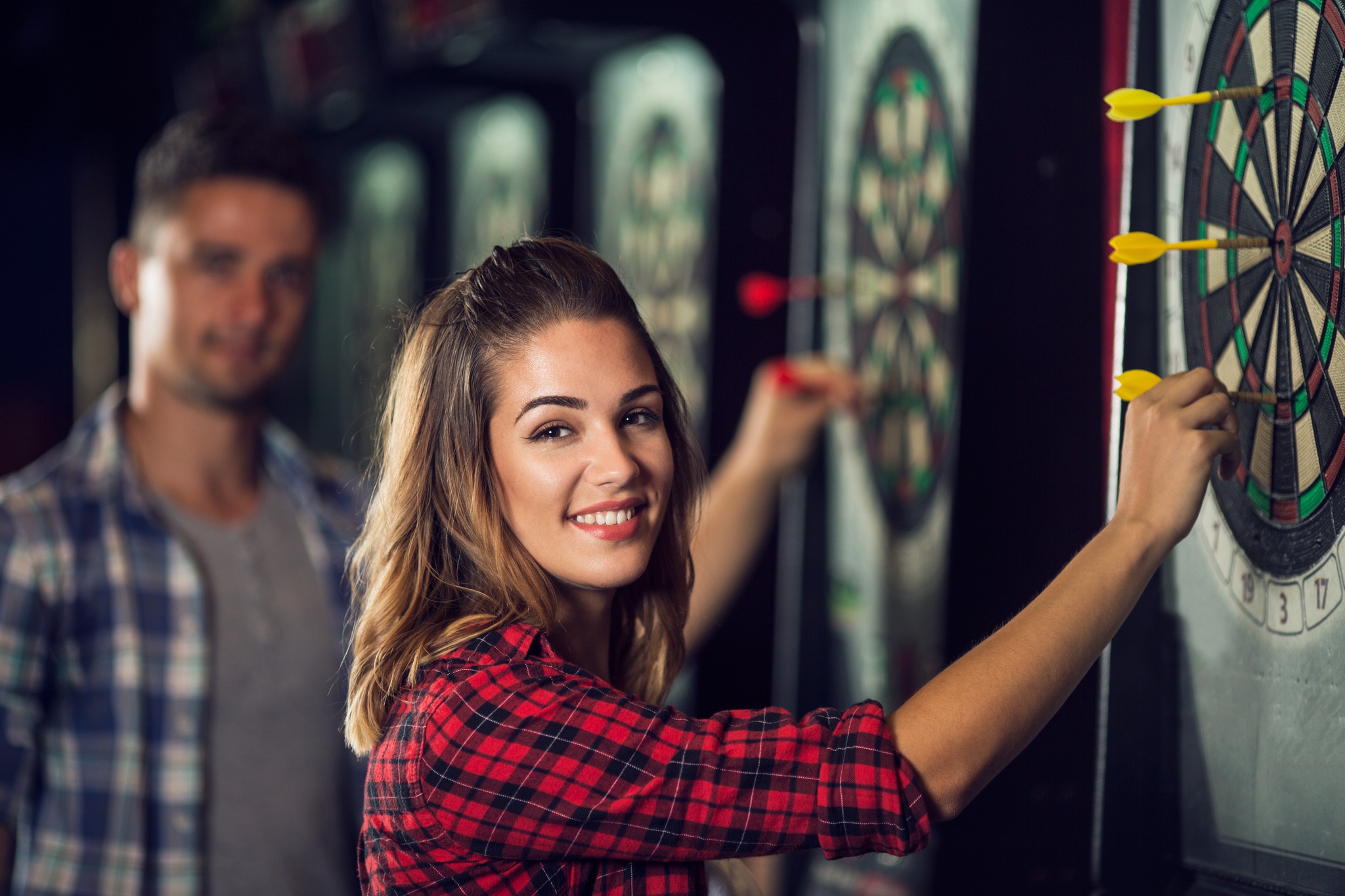 Soft-tip electronic darts at Madison Park Bowl